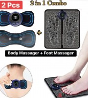 Combo (Foot+Body) Foot Massager +Body Massager  2 pads (Combo Offer)