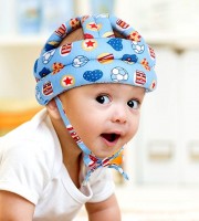 Baby Head Support Helmet for Safety Adjustable Protective Multi Printed